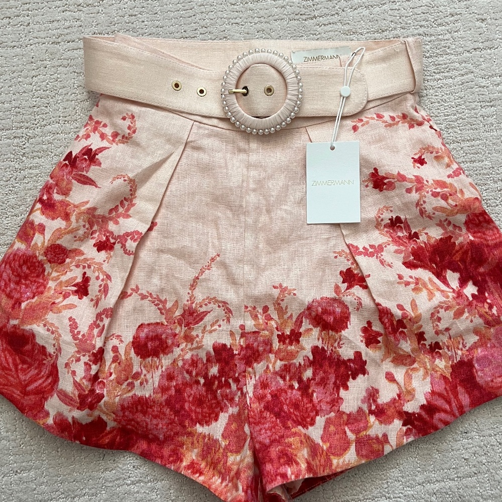NWT Zimmermann High Tide Shorts